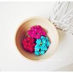 30 Mulberry Mini Mixed Color Paper Rose Buds..