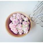 30 Mulberry Mixed Color Paper Rose Buds Flower/..
