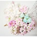 Mixed Mulberry Paper Flower / Pack