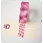 Washi Tape Red Grid