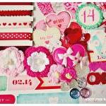 Valentine Day Heart Shape Album Kit - Fourteen By..