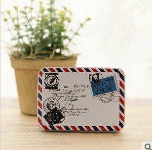Air Mail Tin/ Can/ Box
