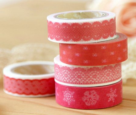 New quality lace and cartoon series washi masking tape 