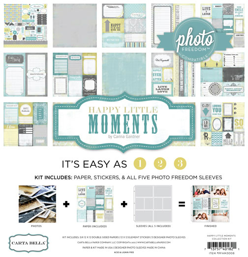 Happy Little Moment 12 X 12 Photo Freedom Collection Set By Echo Park Paper