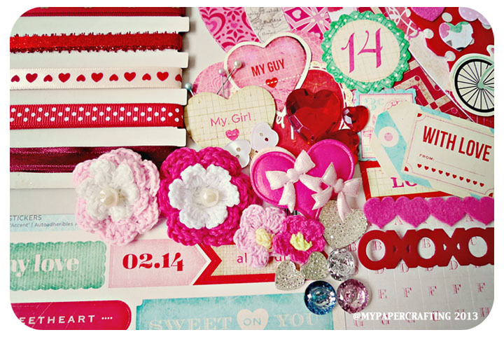Valentine Day Heart Shape Album Kit - Fourteen By Crate Paper
