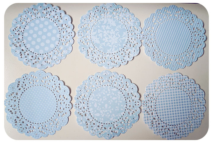 Parisian Lace Doily Spring Rain For Scrap Booking Or Card Making / Pack