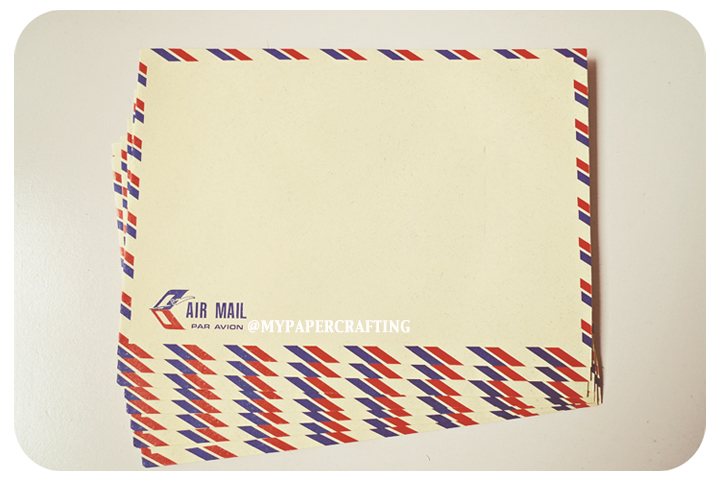 Light Yellow Airmail Envelopes